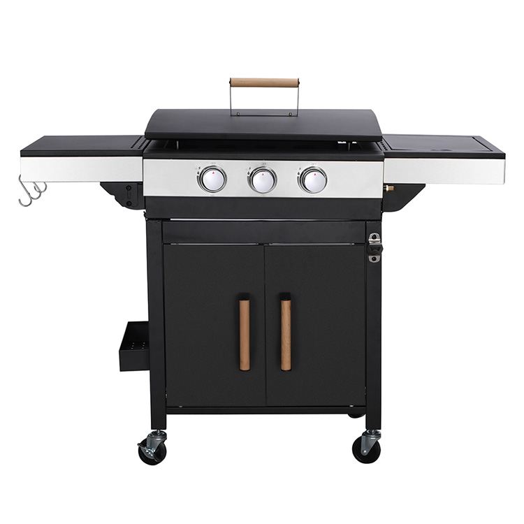 Plinski BBQ Plancha Grill z 2 gorilnikoma